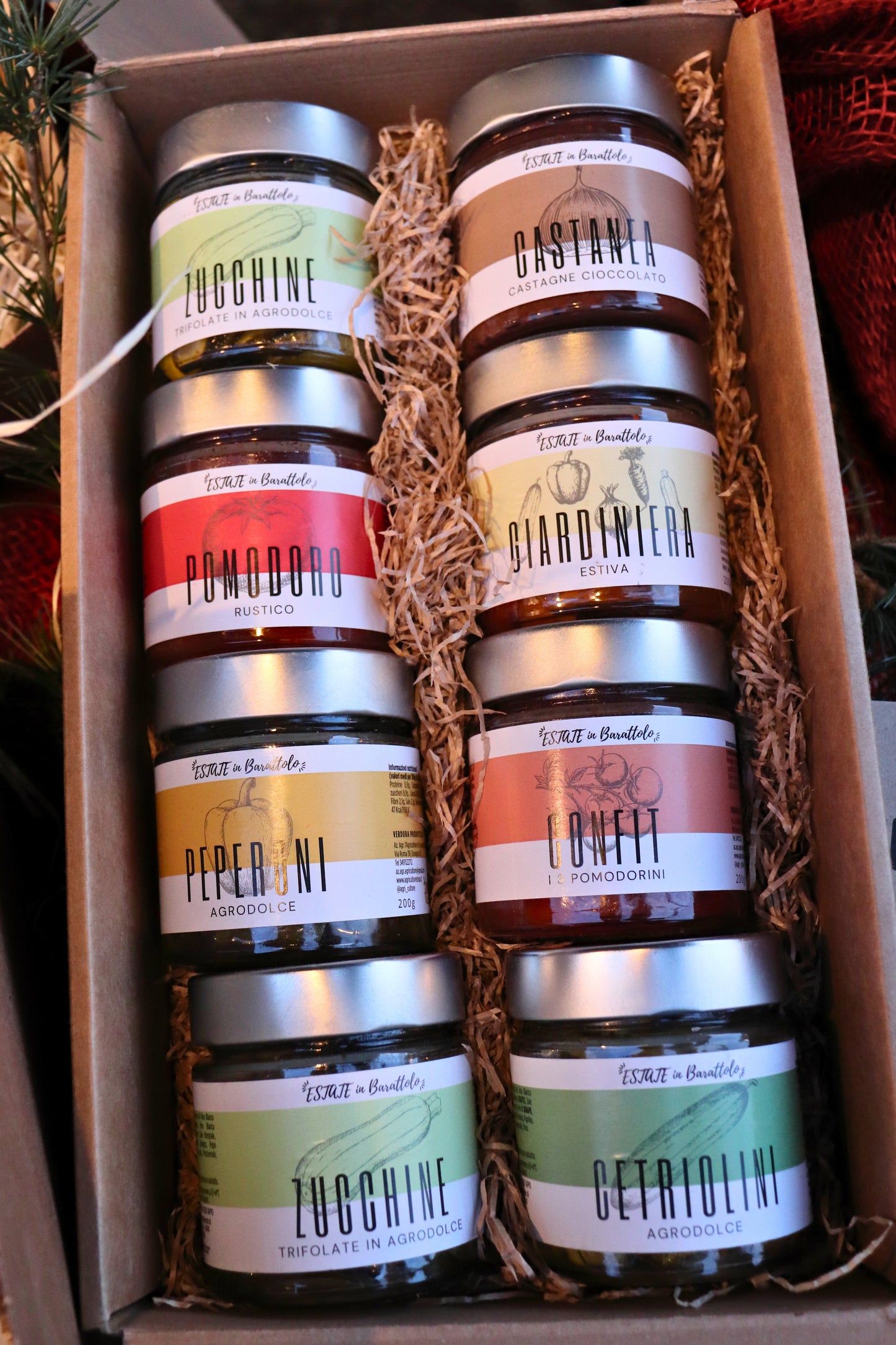 Box Gourmet Premium “Estate in barattolo” - 8 vasi