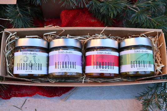 Box Gourmet Mini "Estate in barattolo" - 4 vasi