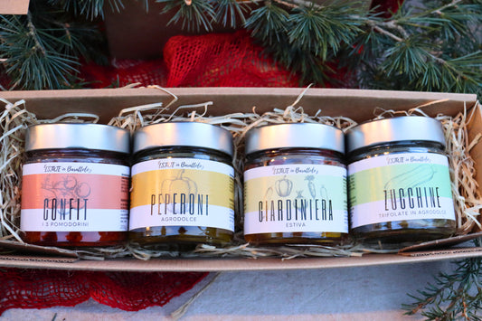 Box Gourmet Mini "Estate in barattolo" - 4 vasi